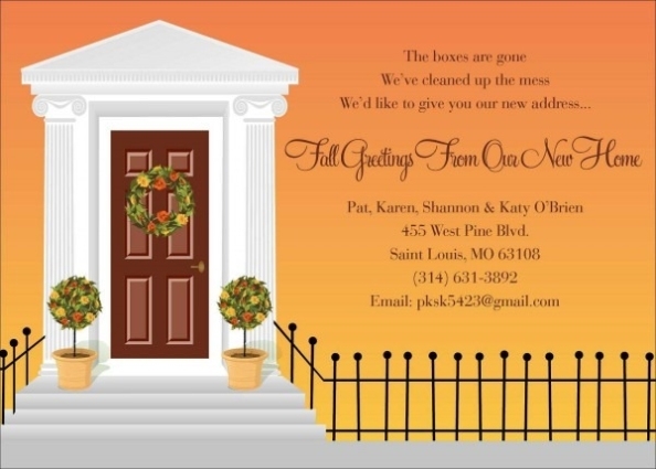 Moving House Invitations Inside Free Moving House Cards Templates