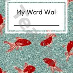 My Word Wall – First 50 Words | Teachific Throughout Personal Word Wall Template