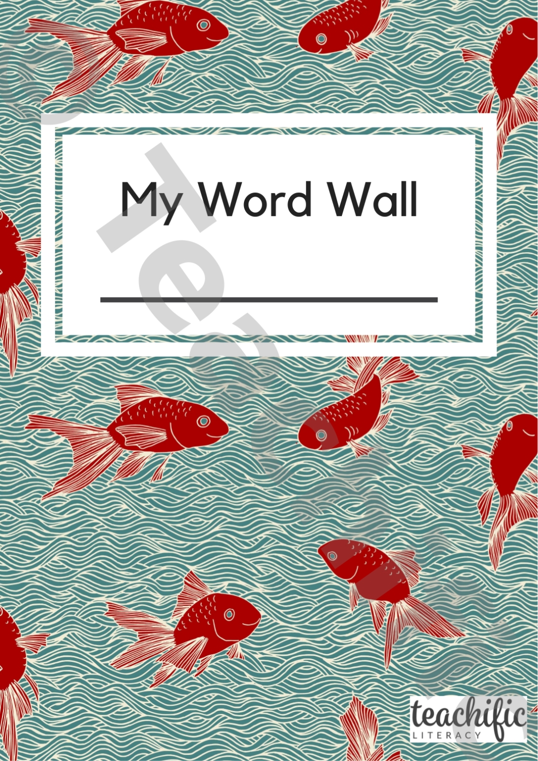 My Word Wall - First 50 Words | Teachific Throughout Personal Word Wall Template
