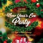 New Years Eve Party Free Psd Flyer Template – Download For Photoshop Pertaining To New Years Eve Flyer Template