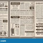 Old Newspaper Template Word Free inside Old Newspaper Template Word Free