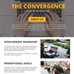 One Page Company Brochure Template – Illustrator, Indesign, Word, Apple Pages, Psd, Publisher With Regard To 1 Page Flyer Template