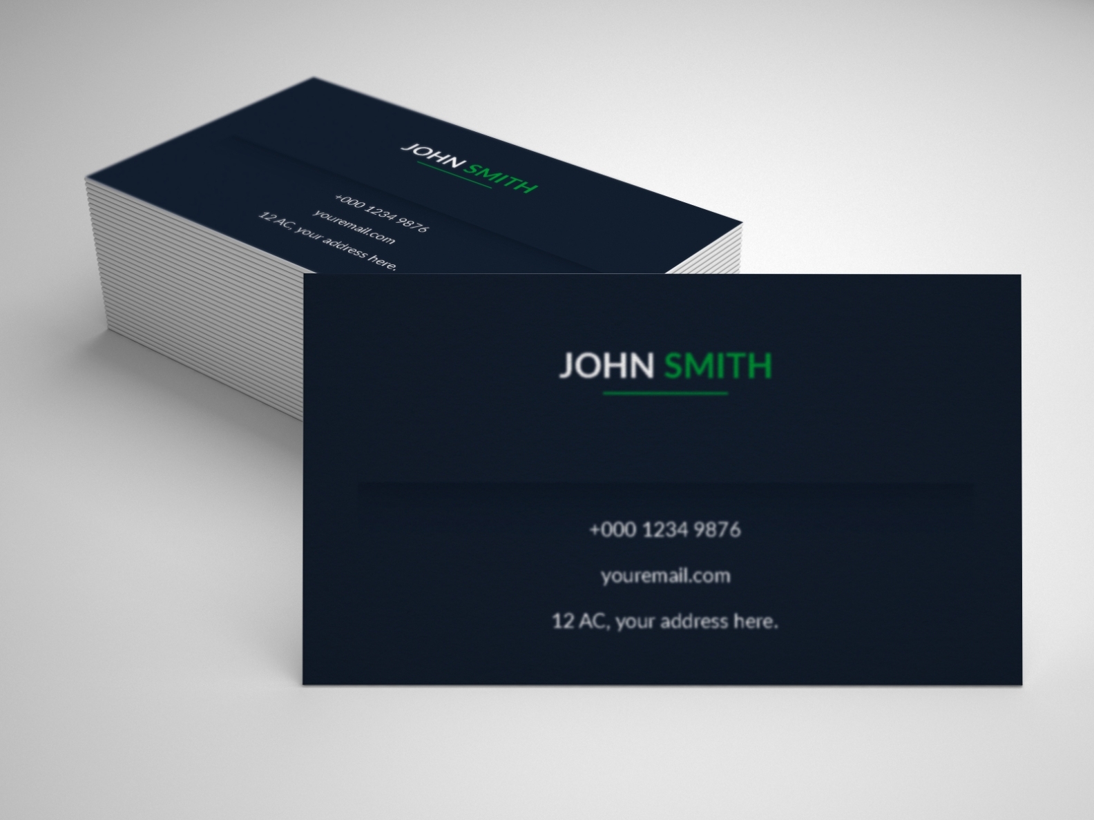 One Sided Business Card By Md Saifur Rahman On Dribbble With Regard To Business Card Template Open Office