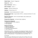 Operative Report Template For Nih Biosketch Template Word