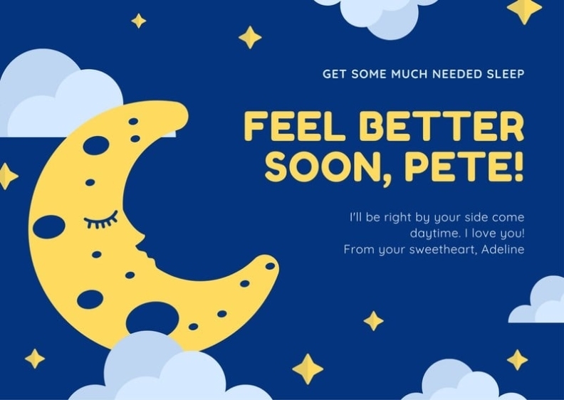 Page 2 – Free, Printable, Editable Get Well Soon Card Templates | Canva In Get Well Card Template