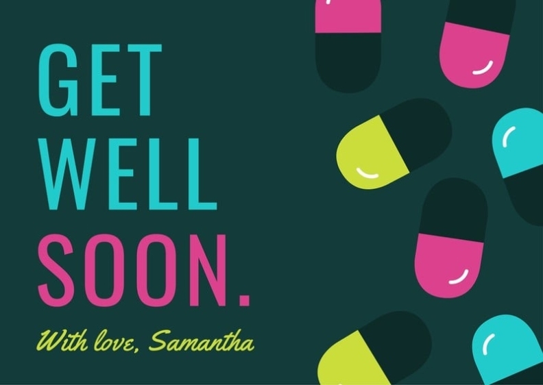 Page 2 – Free, Printable, Editable Get Well Soon Card Templates | Canva Intended For Get Well Soon Card Template