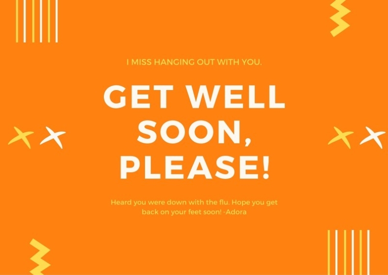 Page 2 - Free, Printable, Editable Get Well Soon Card Templates | Canva Pertaining To Get Well Soon Card Template