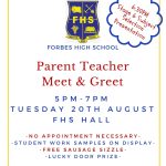 Parent Teacher Meet &amp; Greet - Forbes High School intended for Parent Teacher Conference Flyer Template