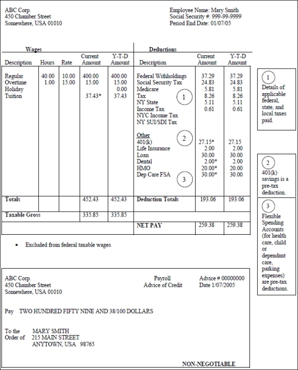Pay Stub Template Word Document | Template Business in Free Pay Stub Template Word