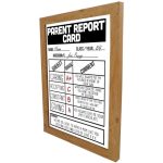 Personalised Parents Report Card Poster | Find Me A Gift Throughout Boyfriend Report Card Template