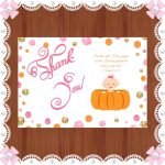 Personalized Baby Shower Thank You Cards / Personalised Baby Shower Thank You Card Design 1 / We Intended For Thank You Card Template For Baby Shower
