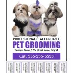 Pet Grooming Bulletin Board Flyer Templates For Dog Grooming Flyers Template
