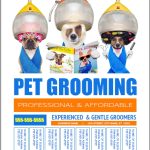 Pet Grooming Bulletin Board Flyer Templates Intended For Dog Grooming Flyers Template