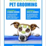 Pet Grooming – Flyer Templates Bundle(12) Within Dog Grooming Flyers Template