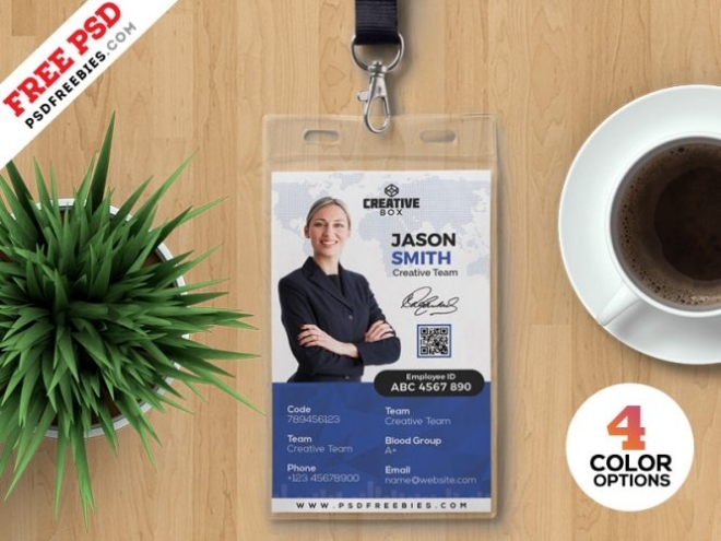 Photo Id Card Template Psd - Download Psd For Photographer Id Card Template