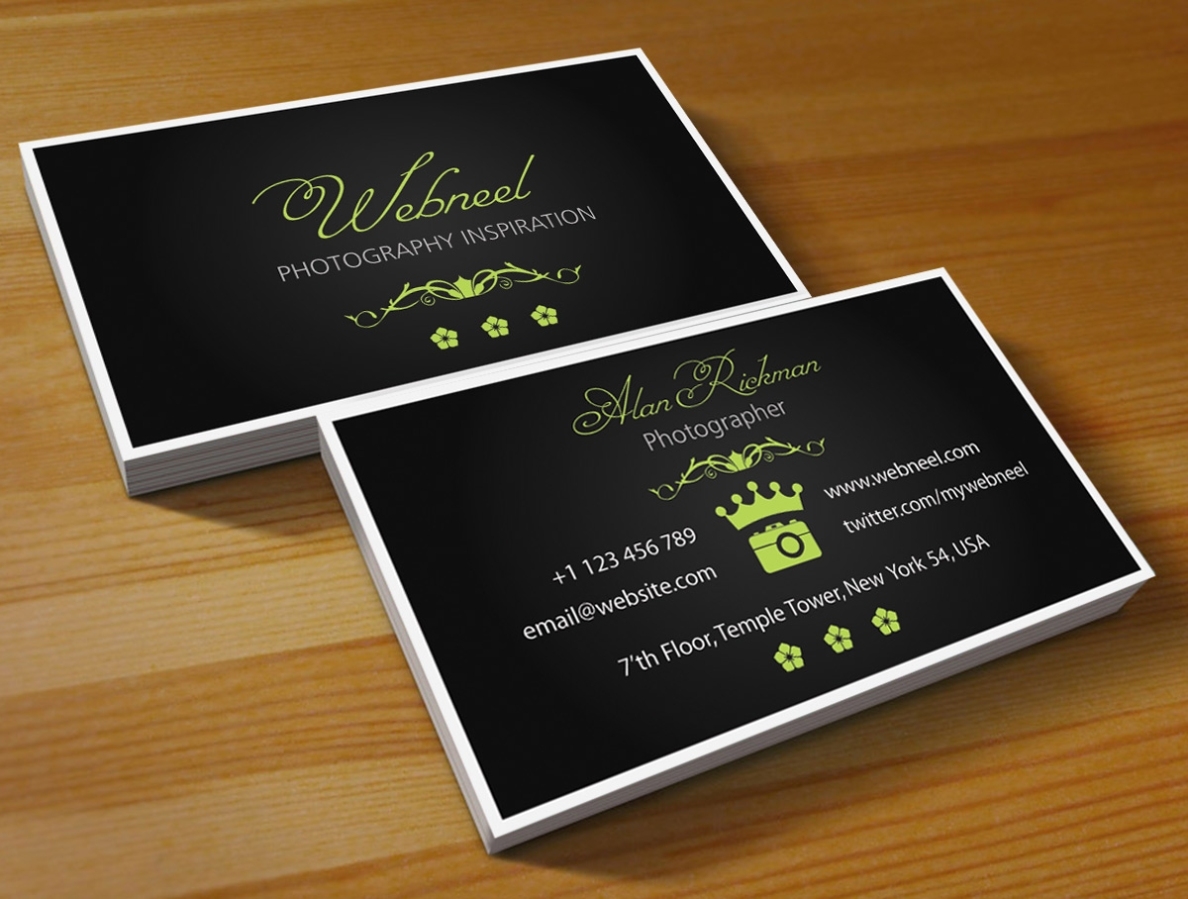 Photography Business Card Design Template 42 - Freedownload Printing Regarding Free Business Card Templates For Photographers