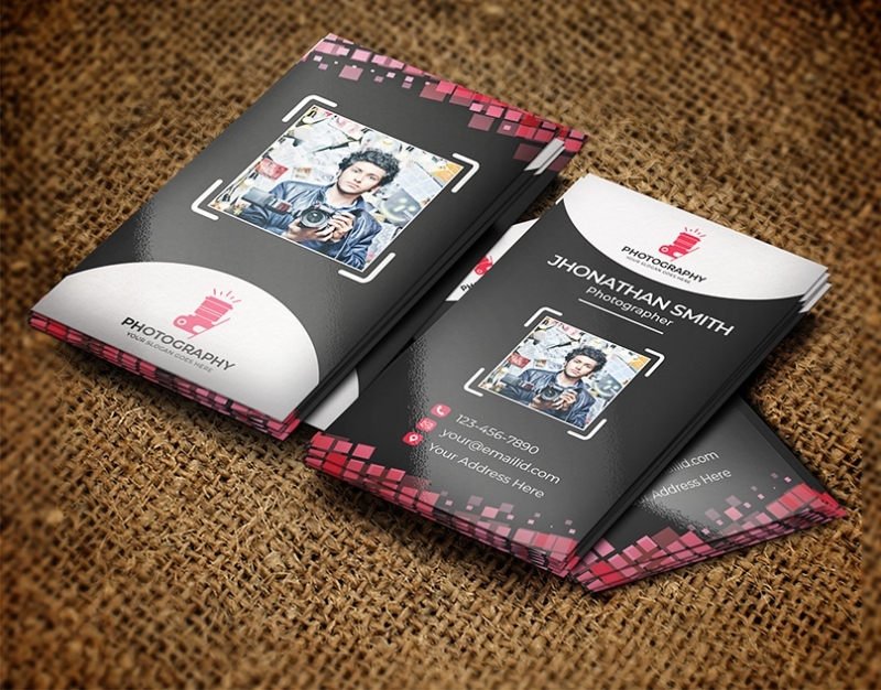 Photography Business Card Template On Behance Regarding Photography Business Card Template Photoshop