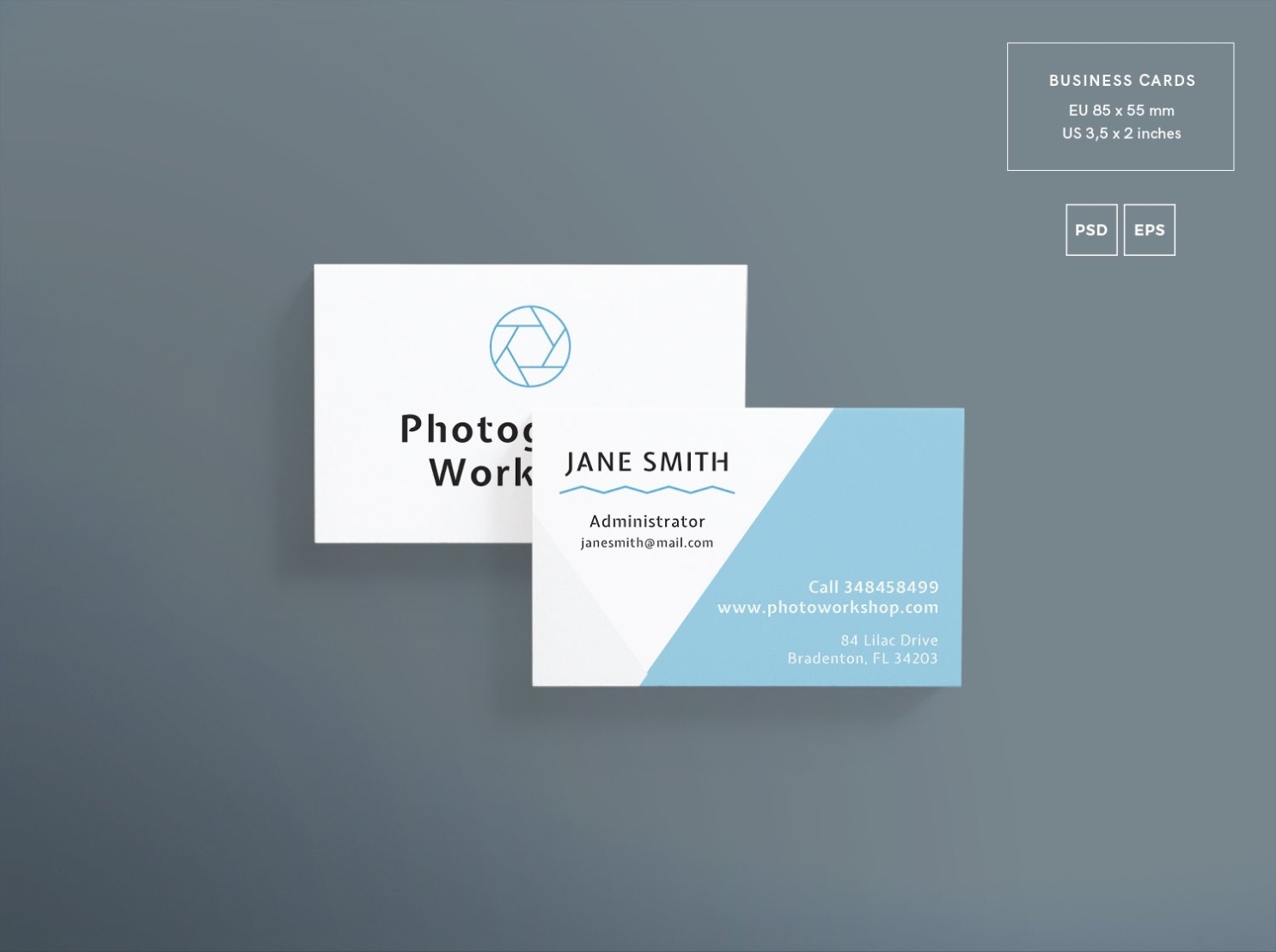 Photography Workshop Business Card Free Psd Template – Stockpsd Regarding Free Business Card Templates For Photographers