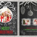 Photoshop Christmas Card Templates – Emmamcintyrephotography Throughout Free Holiday Photo Card Templates