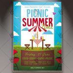 Picnic Poster Template Free – Printable Templates In Picnic Flyer Template