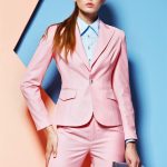 Pink Custom Made Professional Formal Pantsuits Uniform Style Office pertaining to Business Attire For Women Template