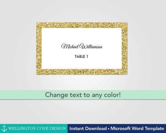 Place Card Template In Microsoft Word – Cards Design Templates Inside Microsoft Word Place Card Template