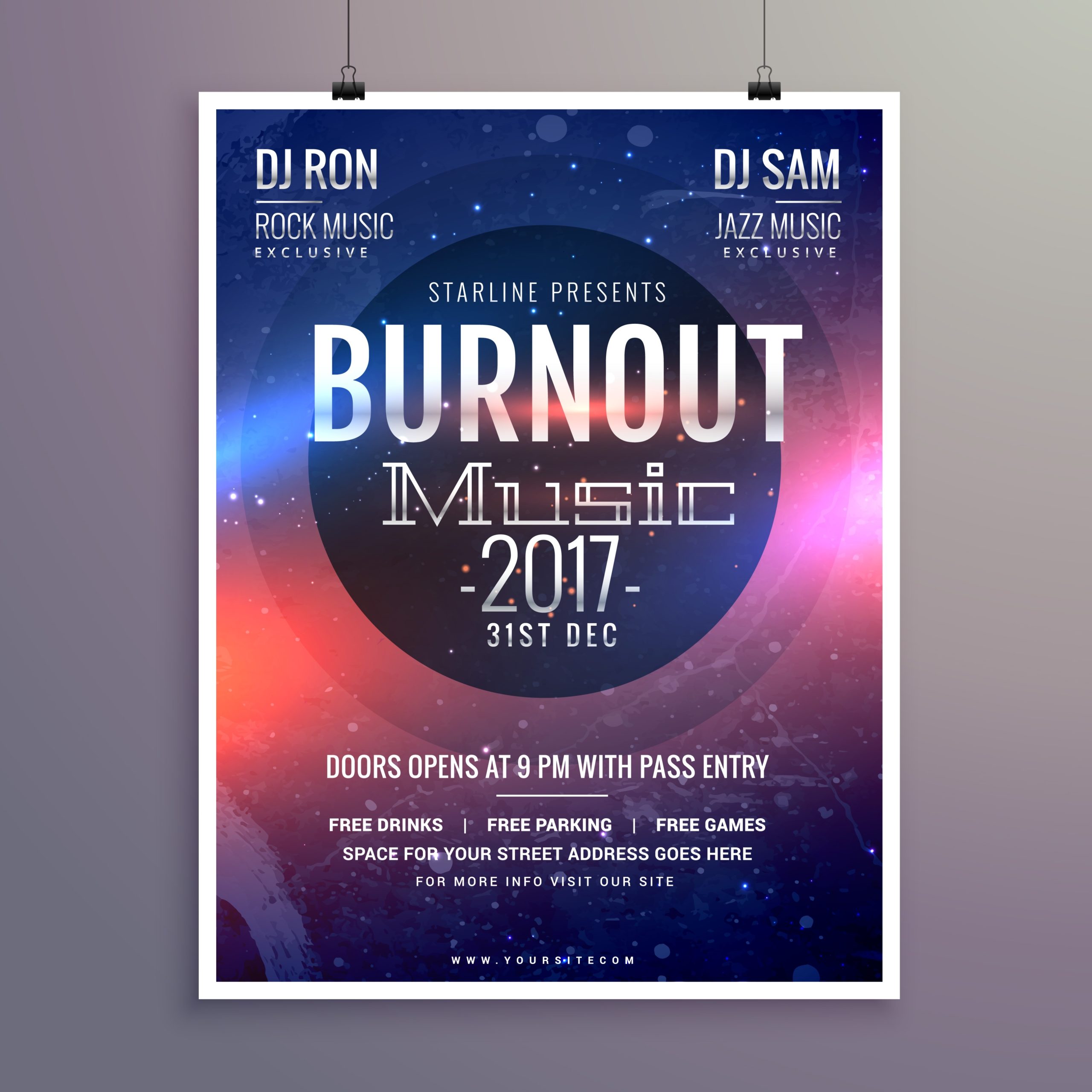 Plantilla Flyers Dj : Prisma Disco Background Vector - Download Free Vectors  : Dj Flyer Within Templates For Flyers Free Downloads