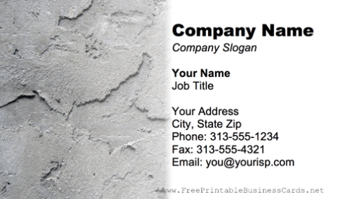 Plaster Business Card Throughout Plastering Business Cards Templates