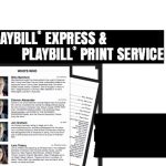 Playbill Templates Free | Peterainsworth with Playbill Template Word