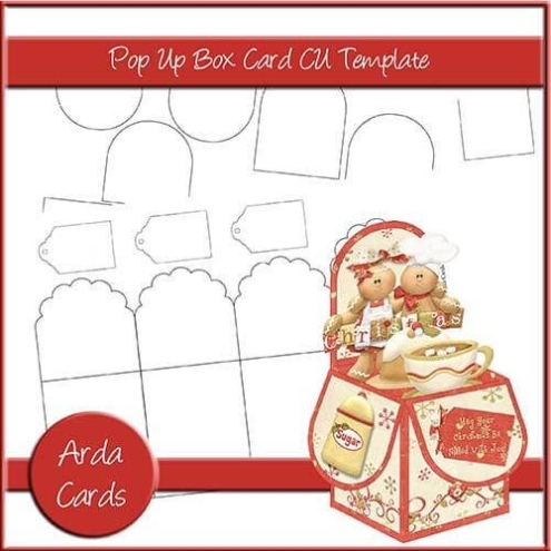 Pop Up Box Cards With Pop Up Card Box Template