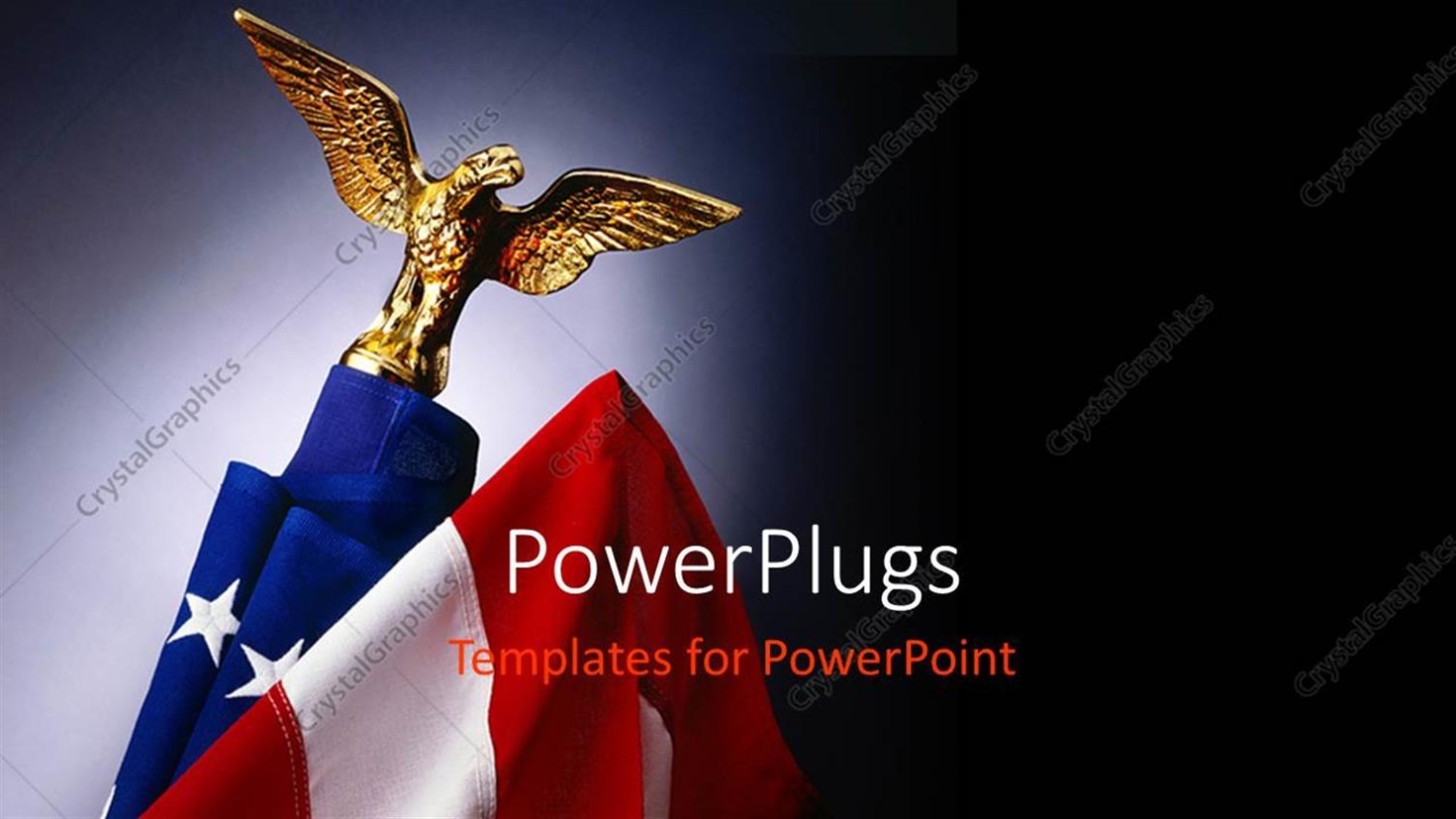 Powerpoint Template: A Hawk With An American Flag (1652) Intended For Patriotic Powerpoint Template