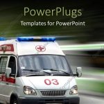 Powerpoint Template: A Very Fast Moving Ambulance With Over Head Lights (1590) pertaining to Ambulance Powerpoint Template