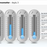 Powerpoint Tutorial #9  How To Create A Thermometer Diagram And Use It For Your Business Throughout Powerpoint Thermometer Template