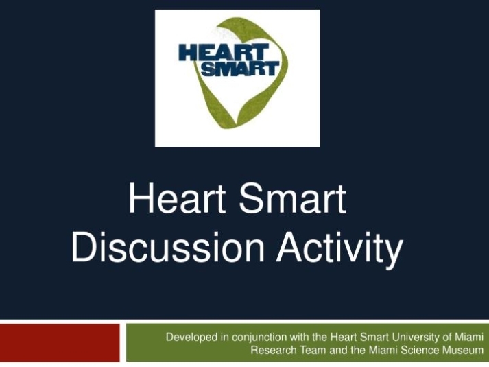 Ppt - Heart Smart Discussion Activity Powerpoint Presentation, Free Download - Id:1170440 Within University Of Miami Powerpoint Template