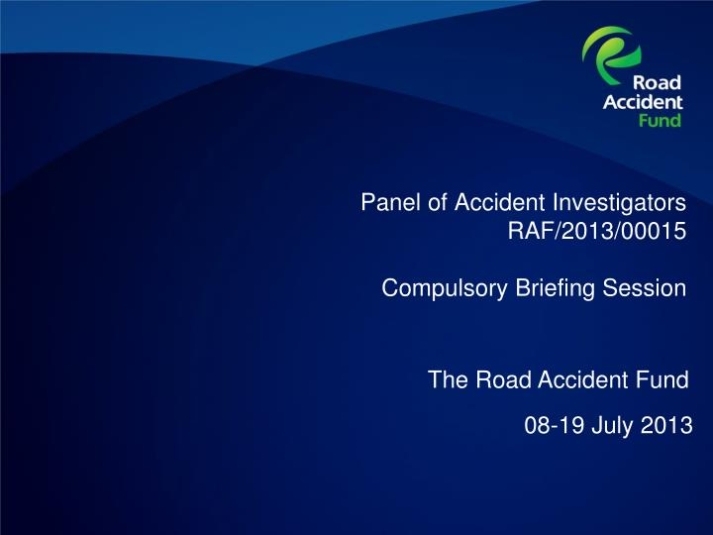 Ppt - Panel Of Accident Investigators Raf/2013/00015 Compulsory Briefing Session Powerpoint Intended For Raf Powerpoint Template