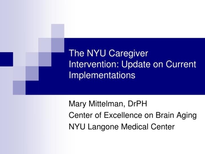 Ppt – The Nyu Caregiver Intervention: Update On Current Implementations Powerpoint Presentation Throughout Nyu Powerpoint Template