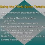 Ppt – Using The Trivia Game Template Powerpoint Presentation, Free Download – Id:1665959 For Trivia Powerpoint Template