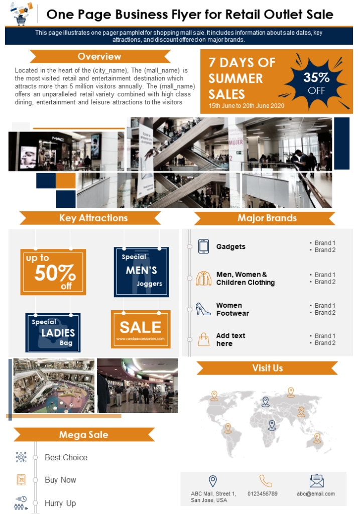 Presenting The Most Effective One Page Business Flyer Templates – The Slideteam Blog Intended For 1 Page Flyer Template