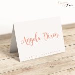 Printable Folded Place Cards Table Name Cards Template Printable, Wedding Place Cards Printable Regarding Place Card Size Template