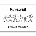 Printable Free Farewell Invitation Template Word Inside Farewell Card Template Word