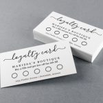 Printable Loyalty Card Template, Simple Reward Punch Card – Cardstock, Kraft Paper Or Avery In Business Punch Card Template Free