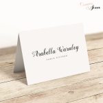 Printable Place Cards Table Name Cards Template Flat And for Table Name Card Template