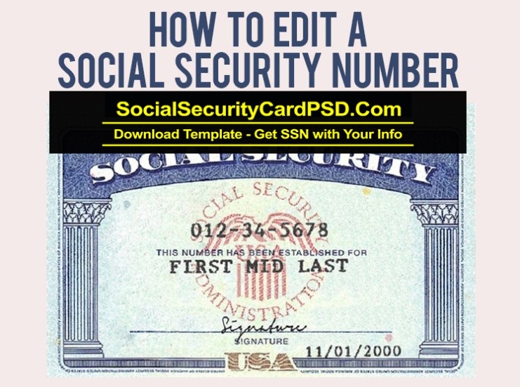Printable Social Security Card Template Free – Netwise Template Intended For Social Security Card Template Free