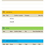 Printable Travel Itinerary Template Free For (Business, Vacations Throughout Sample Business Travel Itinerary Template
