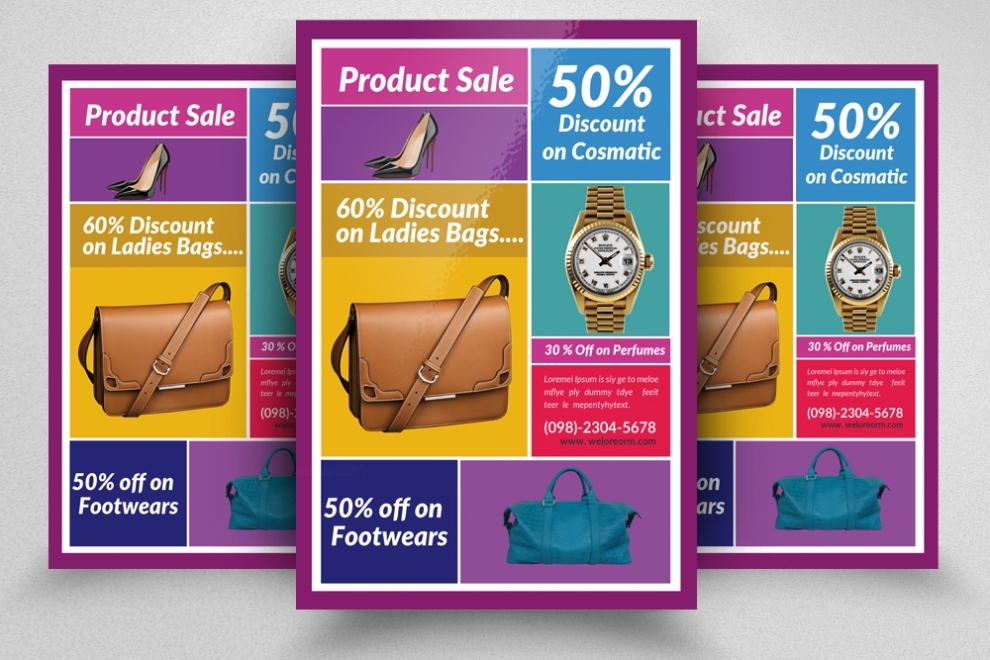 Product Sale Offer Flyer Template Within Offer Flyer Template