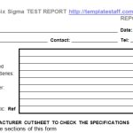 Product Test Report Template - Templatestaff with regard to Report Template Word 2013