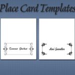 Professional Amscan Imprintable Place Card Template | Netwise Template With Imprintable Place Cards Template