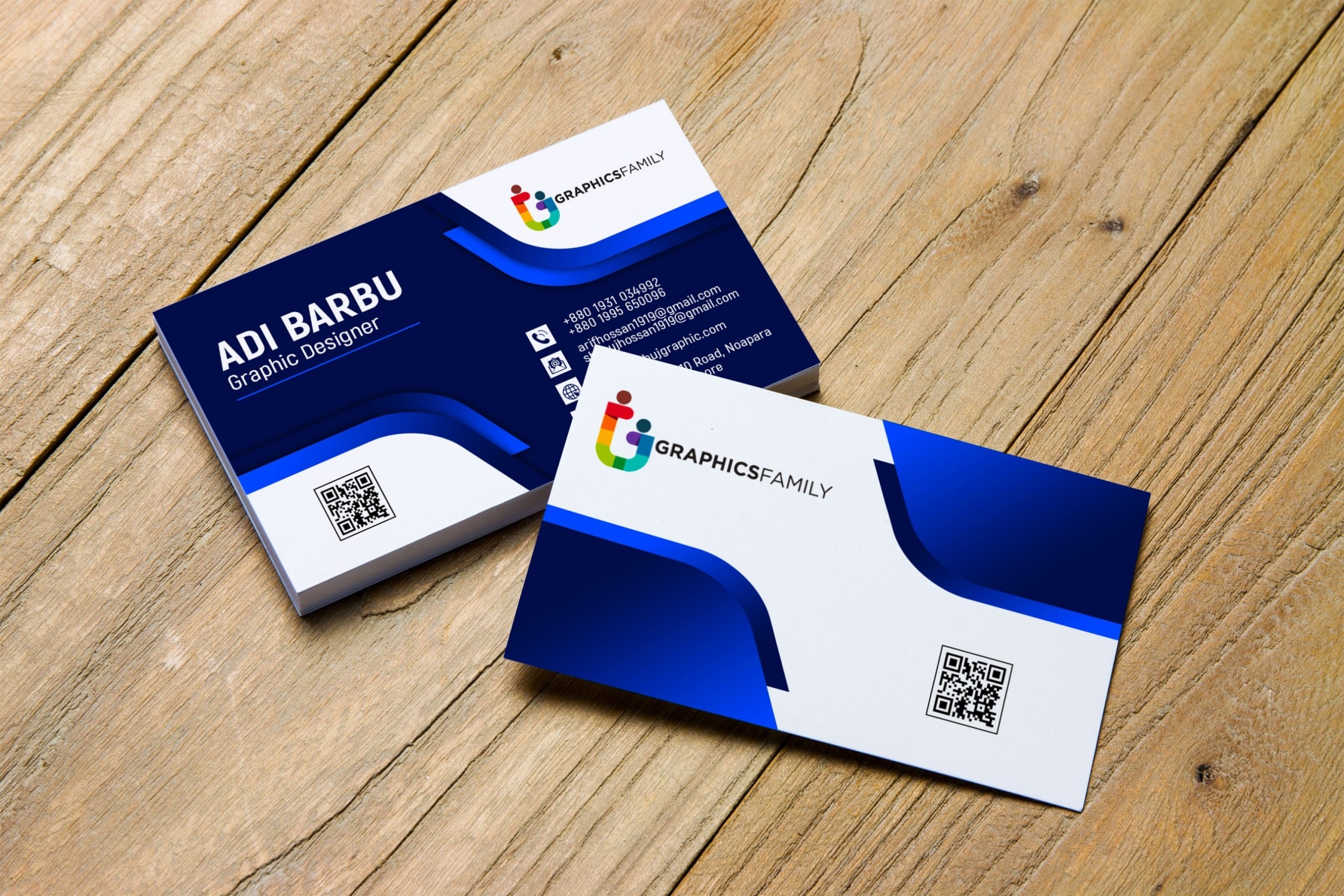 Professional Business Card Design Free Psd Download - Graphicsfamily In Visiting Card Psd Template