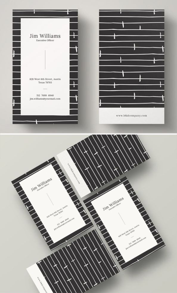 Professional Business Card Templates – 25 Print Ready Design | Design | Graphic Design Junction For Front And Back Business Card Template Word