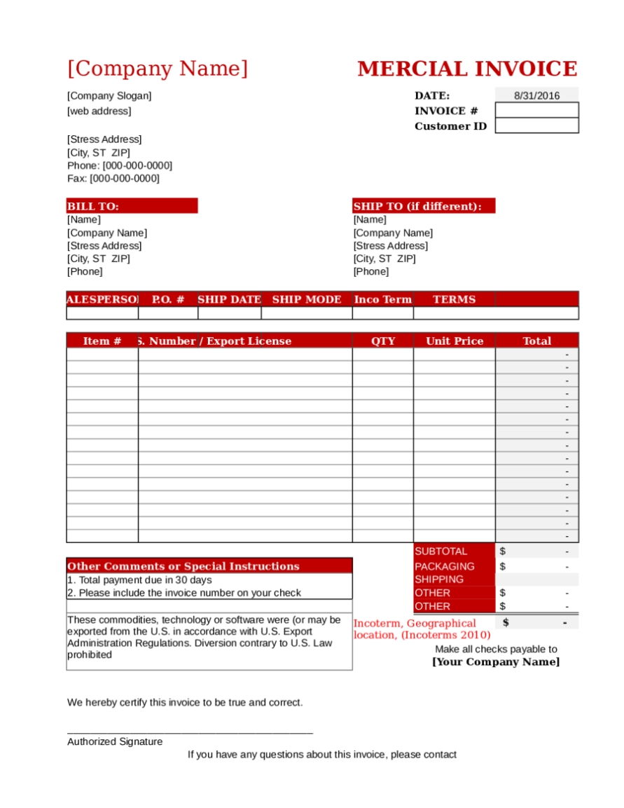 Proforma Invoice For Services - Edit, Fill, Sign Online | Handypdf For Template Of Proforma Invoice